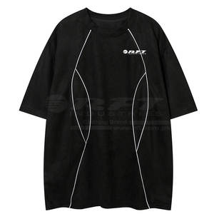 T-shirts à épaules tombantes pour hommes à la mode avec un design surdimensionné et un look moderne idéal pour la mode - Product Image 1