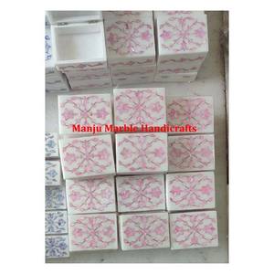 Home Decorative New Arrival Marble Inlay <b>Box</b> With Mother Of Pearl Inlay Work Theme MOP Super Handmade For Jewelry Packaging Item - Product Image 3