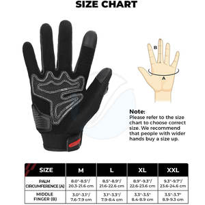 ถุงมือแข่งรถมอเตอร์ไซด์แบบระบายอากาศสำหรับทุกเพศถุงมือหนังคุณภาพฉลากส่วนตัวเข็มขัดวัสดุดีสำหรับกีฬาปรับแต่งโลโก้ได้ - Product Image 5