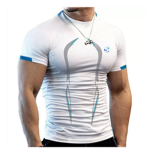 T-shirt surdimensionné 100% coton pour homme Séchage rapide et poids lourd Coupe courte Style Streetwear Conception vierge personnalisée de haute qualité - Product Image 1