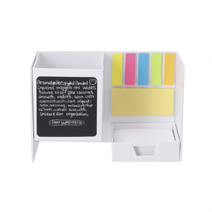 Porte-crayons personnalisé en matériau recyclé avec tableau noir – Gadgets uniques pour l'organisation - Product Image 2