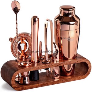 100% cuivre fait Design Unique métal Cocktail Shaker Style différent ustensiles de cuisine de table Bar Ware vin Cocktail Shaker verres - Product Image 6