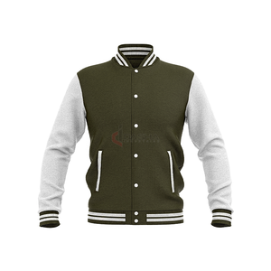 2024 más vendidos MOQ bajo de alta calidad de lana y al aire libre Letterman Bomber Jacket OEM Services Lettermen chaquetas de béisbol para niños - Product Image 3
