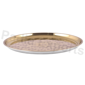 ถาดสแตนเลสใส่ขนมขบเคี้ยวเตาอบปลอดภัยและเคลือบผิวไม่ติดพร้อมถาดลูกอม - Product Image 1