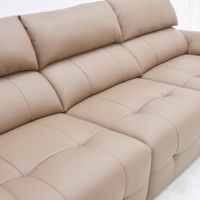 Italienisches Luxus-Wohnzimmermöbel: Ausziehbares Modulares Elektrisches Relaxsofa-Set, Stoff-Ecksofa-Bett