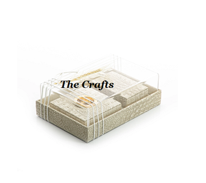 เตาเผาบัคฮูร์ไม้และหนังคุณภาพพิเศษ พร้อมกล่องอูดและถาด สีดำ มุบคาร์ - Product Image 4