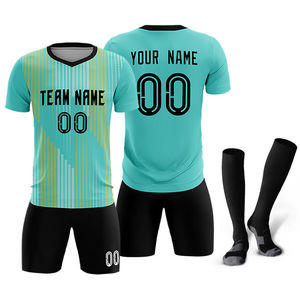 Maillot de football Vêtements de sport sur mesure Uniforme de football Vêtements d'équipe Vêtements de football uniformes de football de fabrication professionnelle - Product Image 1