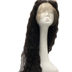 Perruque Lace Frontal Wig pre-plucked à cuticules alignées, cheveux doux et luxueux à teindre toutes les couleurs, densité 200, 20 pouces - Product Image 4