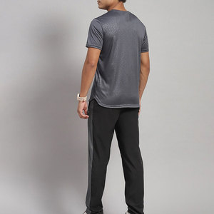 Lightweight Factory Direct Selling <b>Men</b> T Shirt And <b>Trouser</b> Set Cotton Breathable <b>Summer</b> Wear Look <b>Men</b> T Shirt And <b>Trouser</b> Set - Product Image 4