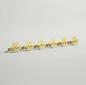 Design Floral anneaux de serviette créatifs assiettes personnelles porte-rouleau de serviette en laiton anneau de serviette élégant anneaux de mouchoirs - Product Image 5