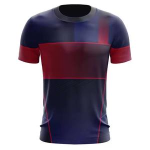 Most Popular 100% Polyester Custom Sublimation Soccer Jersey Quick Dry Four-Way Stretch Breathable Eco-Friendly Football Shirt - Product Image 5
