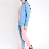 Venta caliente Traje de moda Nuevo diseño Mujeres Chándal Impreso Color sólido Look de moda Mujeres Chándal