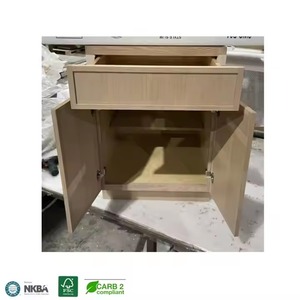 Vente chaude d'usine d'armoires, ensembles d'armoires de cuisine en bois massif, armoires de cuisine modernes, armoires de cuisine RTA du fabricant vietnamien - Product Image 3