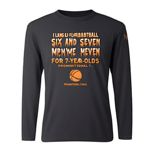 Maglietta Promozionale a Maniche Lunghe con Stampa 'Drip Six and Seven Meme', Regalo di Compleanno per Bambini di 7 Anni - Product Image 2