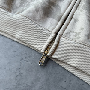 ชุดวอร์มสำหรับผู้ชายผ้าฝ้าย100% ฟอกสีพิมพ์ลายมีฮู้ดแบบมีซิปดีไซน์ใหม่2025 - Product Image 6