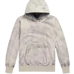 เสื้อสวมหัวแนวสตรีทเสื้อมีฮู้ดของผู้ชายเสื้อผ้าแนวสตรีทแบบสวมหัวเสื้อมีฮู้ดเปิดไหล่ไหล่แฟชั่นสตรีทแวร์ออกแบบโลโก้ได้ตามต้องการ - Product Image 1