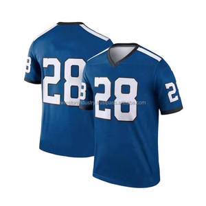 ชุดอเมริกันฟุตบอลแบบขายส่ง คุณภาพเยี่ยม ออกแบบได้ตามต้องการ ลายพิมพ์แบบซับลิเมชั่น แห้งเร็ว สไตล์ใหม่ - Product Image 1