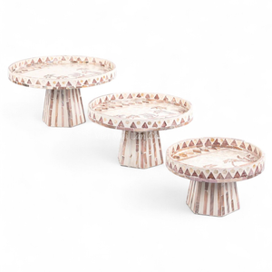 Decorative <b>Mother</b> of Pearl Cake Stand For Middle Eastern Ramadan Dessert Display <b>And</b> <b>Gift</b> Use From Vietnam - Product Image 3