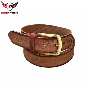 Cinturones de cuero de vaca personalizables de alta calidad para hombres con logotipo de etiqueta privada de acero para hebilla Producto de cuero genuino - Product Image 6