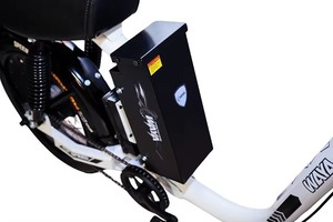 Comfortable Seat and Safe Ride with Waya Zulu 250 E <b>Bike</b> Dual Disc Brakes Powerful Battery for Long Journeys - Product Image 6