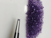 Cabochons ronds en améthyste africaine de haute qualité RED MOUNTAIN Subok, modèle 2 mm, pierres précieuses naturelles pour la fabrication de bijoux, diamètre du trou N/A