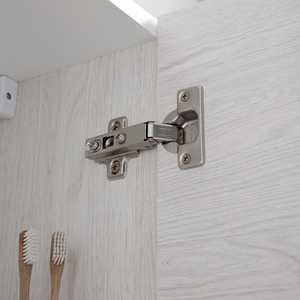 ตู้ห้องน้ำไม้โอ๊คขาวแบบประตูเดียว Ravenna Reversible รุ่นหรูหรา - Product Image 3