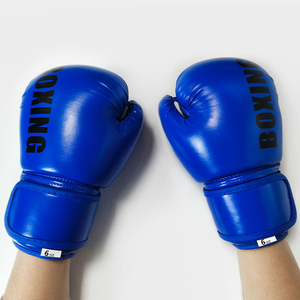 Gants de boxe avec logo personnalisé Meilleure vente Gants de boxe de haute qualité Meilleur prix Fabricant pakistanais Gants de boxe de combat en cuir PU pour hommes - Product Image 6