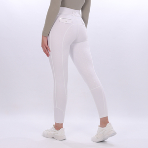 Pantalones de Equitación de Alta Calidad con Elasticidad en 4 Direcciones, Leggings, Jodhpurs, Pantalones Ecuestres Hechos con Tela Técnica con Sensación Suave - Product Image 1