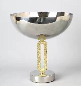 2025 New Design Modern Silver Eco-Friendly Metal Reusable Bowl Desktop Decoration <b>Chocolate</b> Serving Bowls for Parties & <b>Weddings</b> - Product Image 3