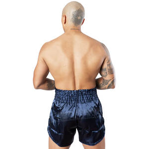 กางเกงมวยไทยขาสั้นผู้ชายมาใหม่ล่าสุด2023ทำจากผ้าขนสัตว์นิ่มป้องกันริ้วรอยเอวยางยืดกางเกงนักมวยปล้ำสไตล์ลำลอง - Product Image 4