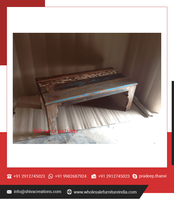 Offre Spéciale personnalisé Table basse en bois recyclé massif de haute qualité Mobilier de salon de style moderne pour usage domestique