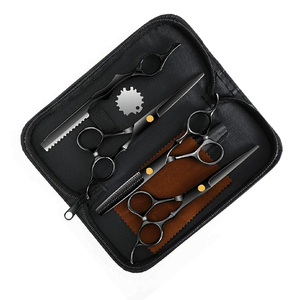 IMANS ENTERPRISES Ensembles de ciseaux de coupe de cheveux professionnels durables de haute qualité Ciseaux de coiffeur en acier inoxydable multifonctionnels - Product Image 4