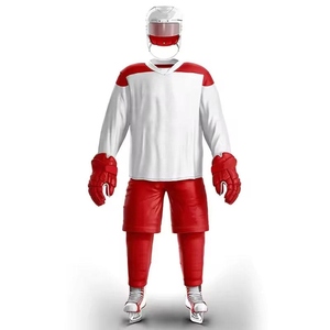 Uniformes de hockey sur glace personnalisés en gros |   Séchage rapide, respirant, antibactérien |   Fabricant OEM de qualité supérieure |   Entièrement - Product Image 5