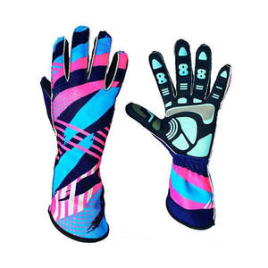 Gants de course de karting en cuir ergonomiques avec compatibilité avec écran tactile offrant un maximum de confort et de commodité - Product Image 3