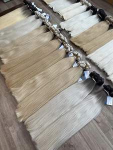 Cheveux vietnamiens colorés de luxe Trame de cheveux naturels droits Extensions de cheveux humains à double tirage au prix de gros - Product Image 3