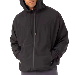 Vente chaude Vêtements de sport Vente en gros directe d'usine Vêtements de sport Faible MOQ Ensemble d'entraînement 2 pièces Veste coupe-vent fine en nylon Anorak - Product Image 4