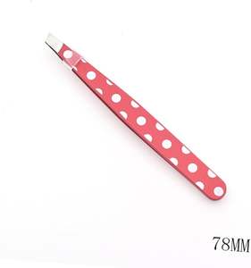 Pinzas para pestañas de cejas de etiqueta privada, pinzas para cejas, pinzas para depilación, herramienta de belleza de maquillaje de acero inoxidable - Product Image 6