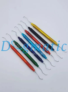 <b>Dogmatic</b> International 7 Piece Gracey Curette Set Multi-Color Stainless Steel Manual Power Source Dental Instruments CE - Product Image 6