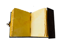 Mère de la terre avec la nature imprimé en cuir véritable cahier de sorcellerie approvisionnement Vintage blanc sort livre d'ombres Journal Journal