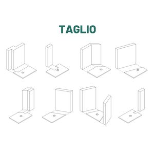 Piatto doccia in marmo resina Greta colore sabbia 25-30mm altezza 180x70 xh3 cm confezione da 1 - Product Image 3