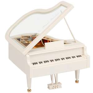 Modelo de plástico creativo, exquisito regalo, piano romántico con luces - Product Image 1
