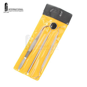 Kit de diagnóstico Dental de acero inoxidable de alta calidad, 3 uds., juego de examen básico, agarre ergonómico reutilizable, 1 año de garantía - Product Image 2