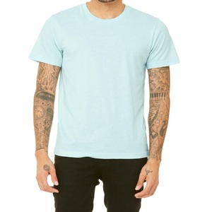 Nouveauté T-shirts pour hommes de haute qualité 180gsm t-shirt d'été à manches courtes et col rond t-shirt uni prix bon marché des vêtements - Product Image 2