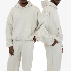 Survêtement en coton personnalisé de haute qualité sweats à capuche pour hommes et pantalons de jogging surdimensionnés de luxe pantalon de survêtement unisexe sweats à capuche - Product Image 1