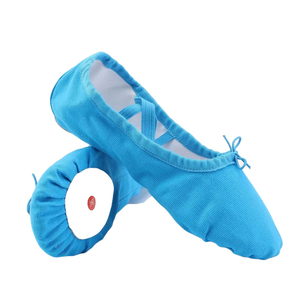 Chaussures de Ballet pour femmes, pantoufles de danse souples, chaussures en cuir véritable - Product Image 5