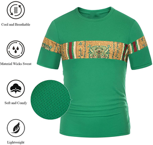Hochwertige Übergrößen Atmungsaktive Kurzarm-T-Shirts Lange Hosen Sportbekleidungs-Set Sommer Aktivbekleidung Herren Freizeitanzüge - Product Image 3