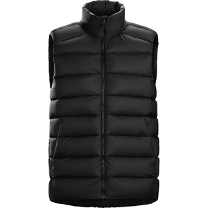 Léger noir matelassé sans manches bulle veste gilet doudounes hiver hommes bouffant veste - Product Image 5