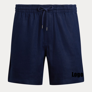 กางเกงขาสั้นลำลองผู้ชายแบบอ็อกซ์ฟอร์ดผ้าตาข่าย 100% ผ้าฝ้าย ทนทาน ระบายอากาศ แห้งเร็ว ป้องกันรังสียูวี เหมาะสำหรับออกกำลังกาย ฟิตเนส รับสกรีนโลโก้ - Product Image 1