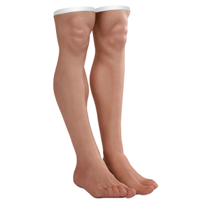 Fundas <span class=keywords><strong>de</strong></span> <span class=keywords><strong>Silicona</strong></span> Realistas para Pies y Piernas, Prótesis Artificiales, Cubre Cicatrices, para Halloween y Cosplay - Product Image 1