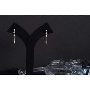 Pendientes SILVERINGS 925 STERLING STARDUST CRISTAL en ORO - Product Image 1